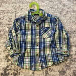 Boys plaid shirt
